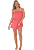 SMOCKED ROMPER - TERRY